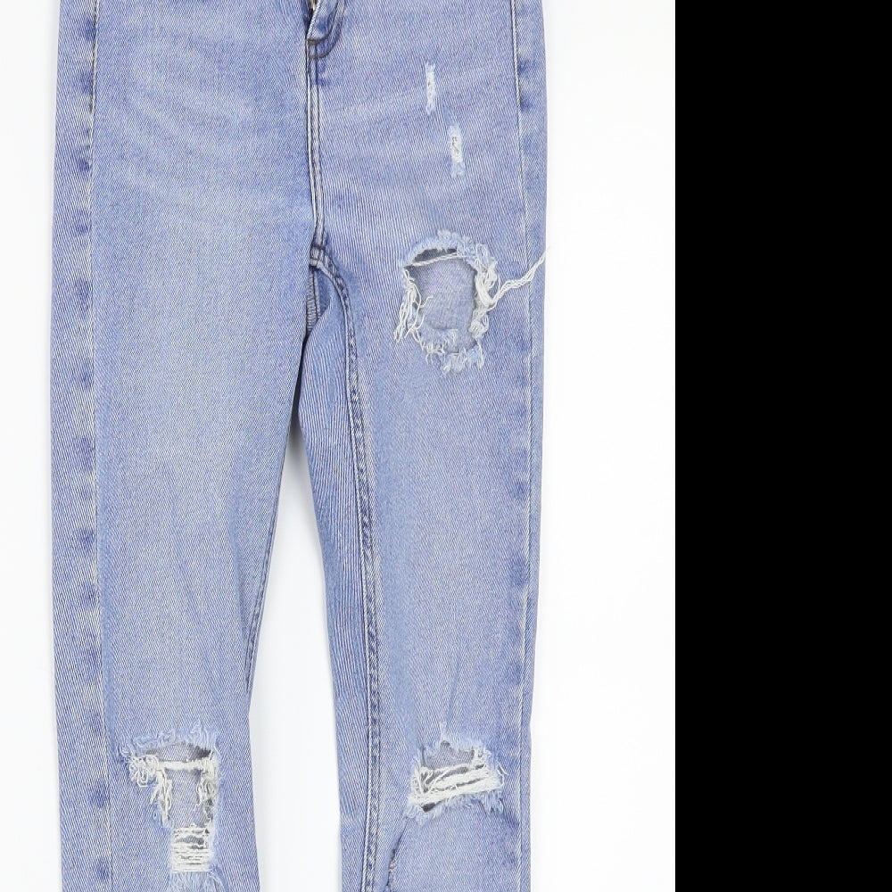 Newlook Girls Blue  Ramie Skinny Jeans Size 13 Years
