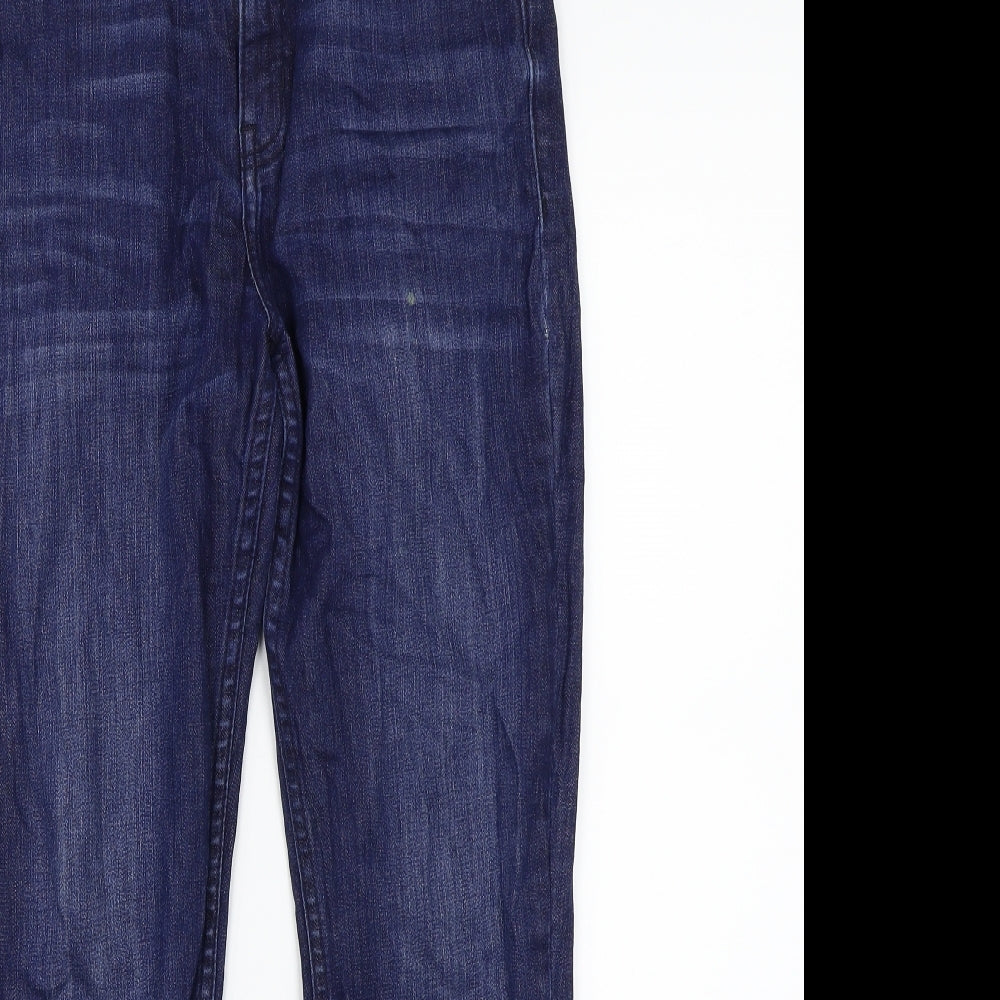 Womens UK Size  Preworn Regular Fit Straight Blue Jeans