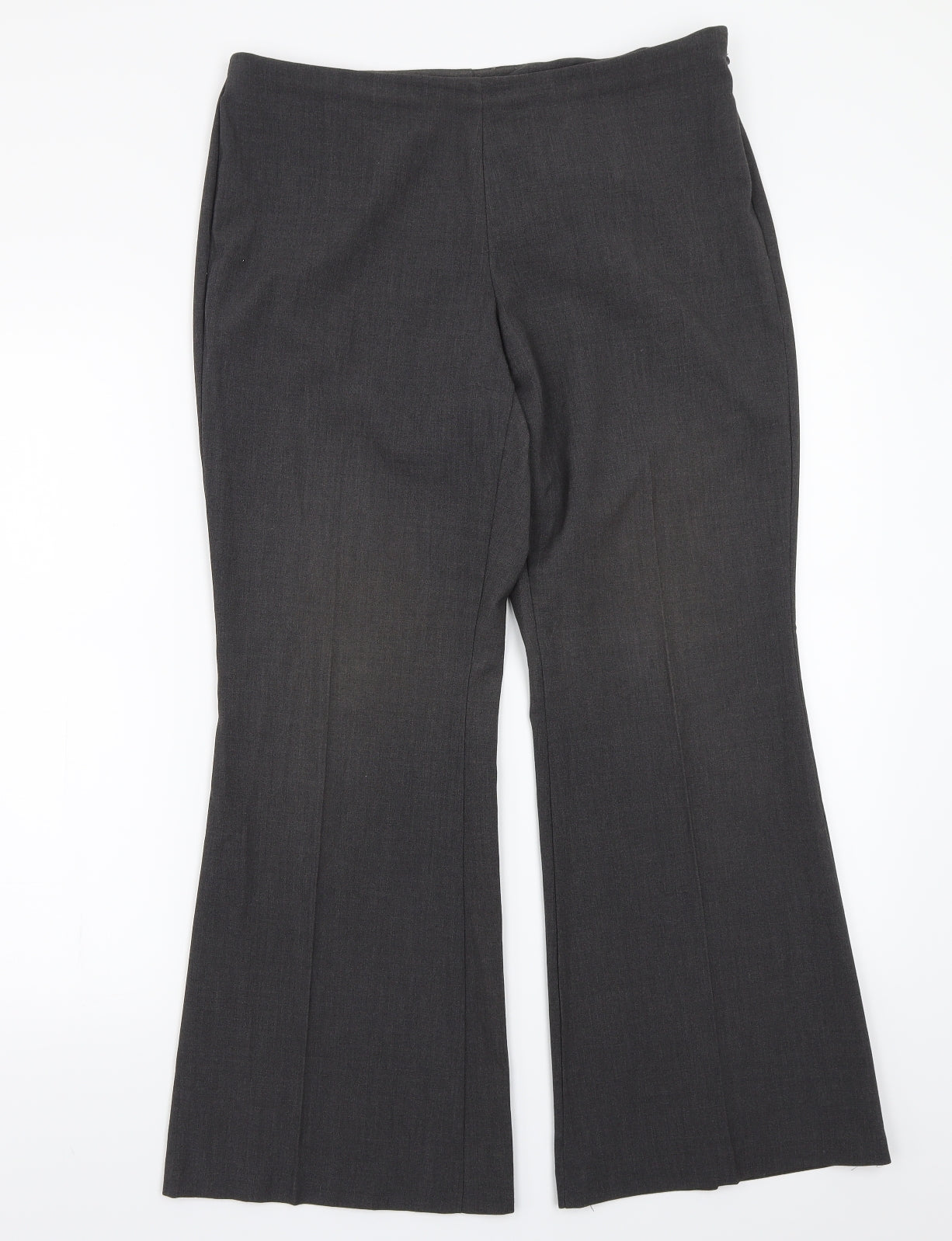 Womens UK Size 12 Marks and Spencer Regular Fit  Grey Trousers