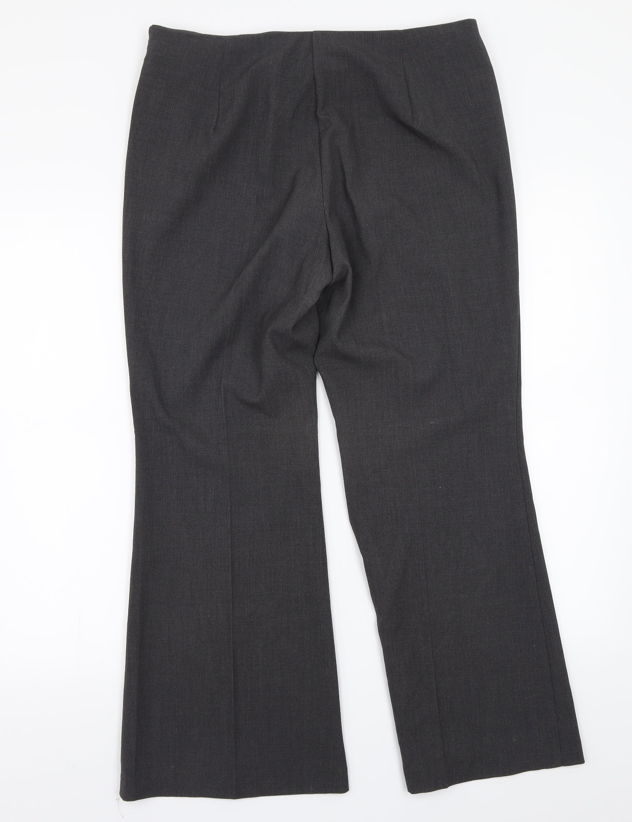 Womens UK Size 12 Marks and Spencer Regular Fit  Grey Trousers
