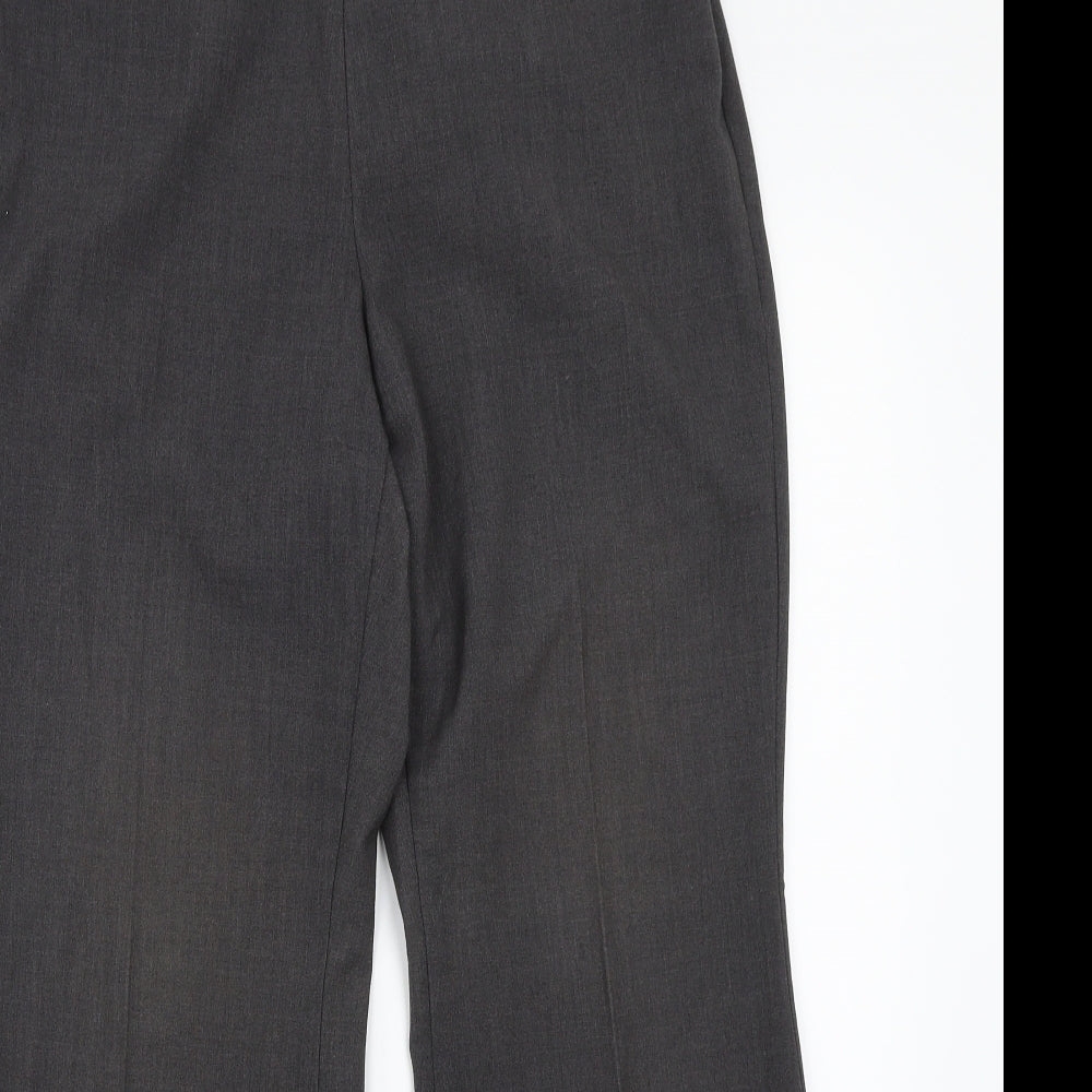 Womens UK Size 12 Marks and Spencer Regular Fit  Grey Trousers