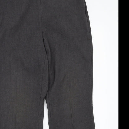 Womens UK Size 12 Marks and Spencer Regular Fit  Grey Trousers