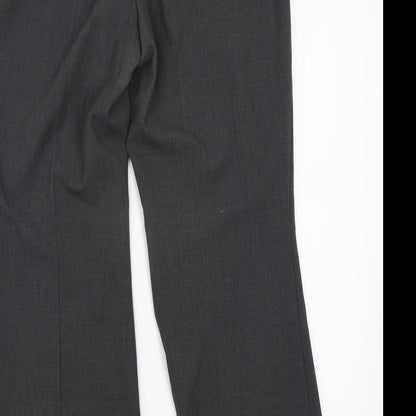 Womens UK Size 12 Marks and Spencer Regular Fit  Grey Trousers