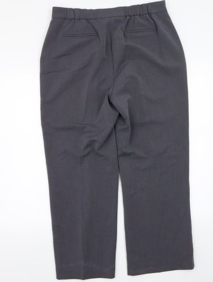 Maine Womens Grey   Trousers  Size 14 L27 in