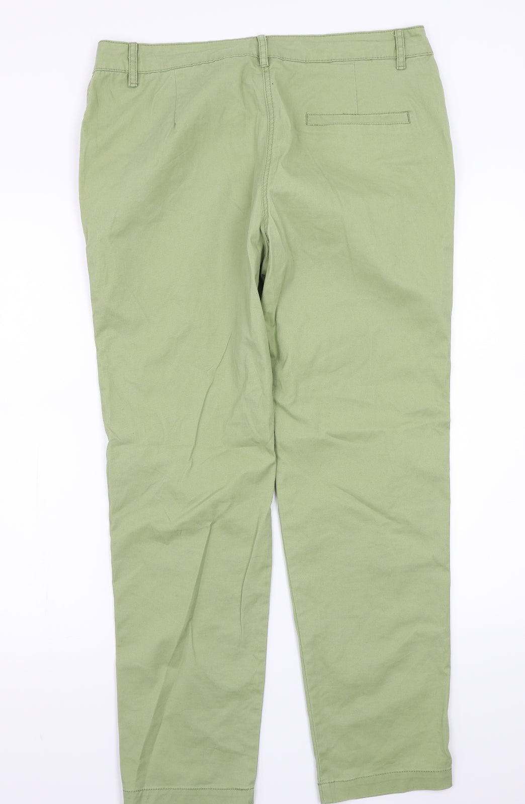 Womens UK Size 12 Papaya Regular Fit  Green Trousers