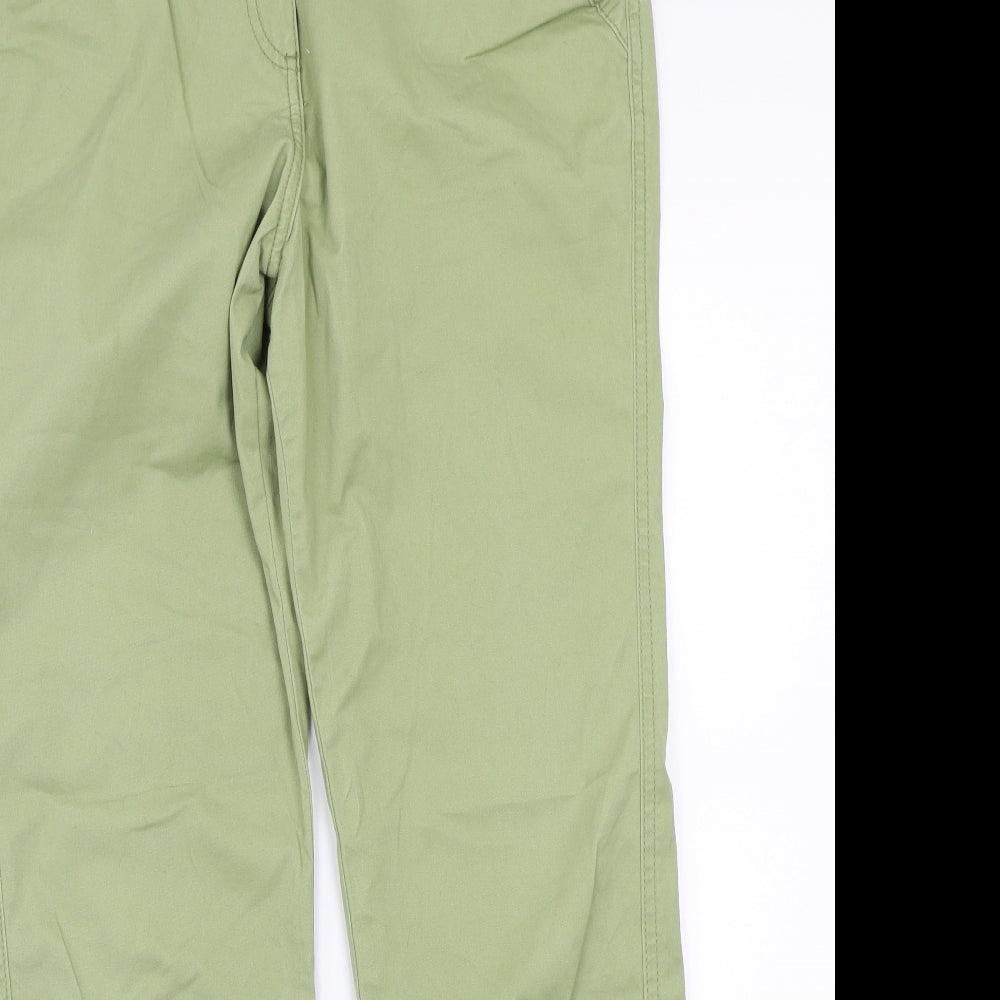 Womens UK Size 12 Papaya Regular Fit  Green Trousers