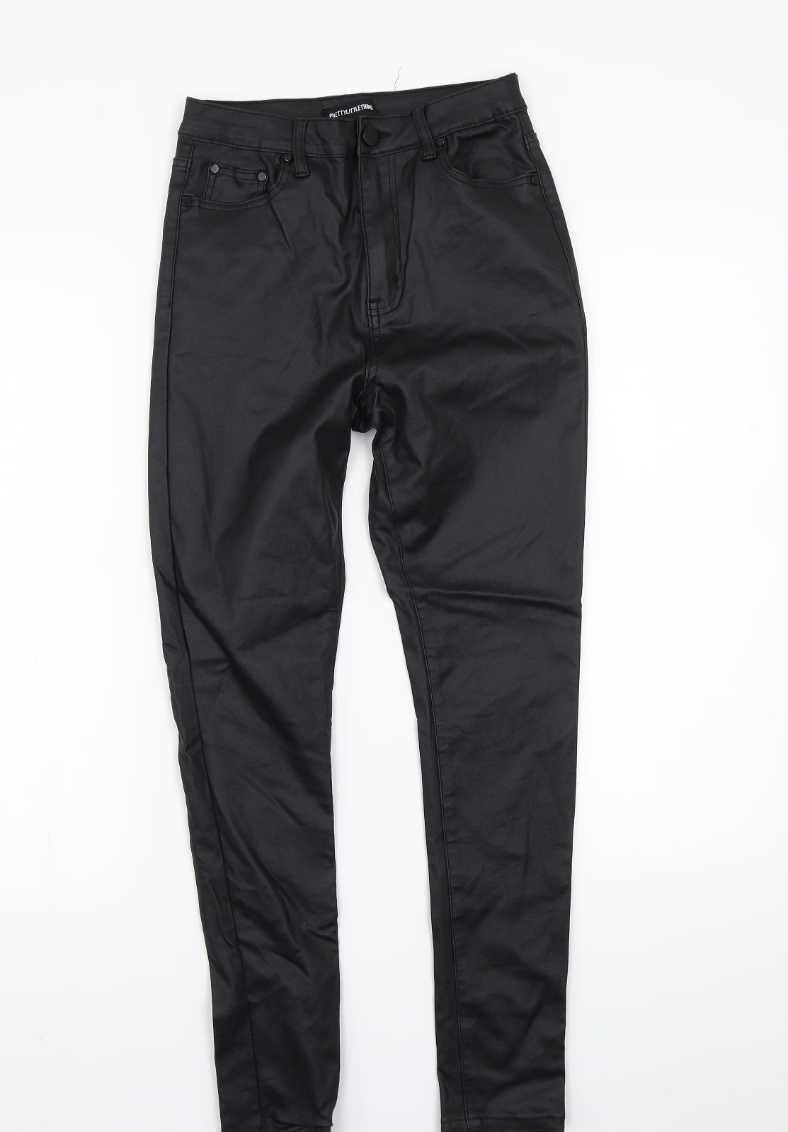 Pretty little thing Womens Black   Trousers  Size 12 L25 in