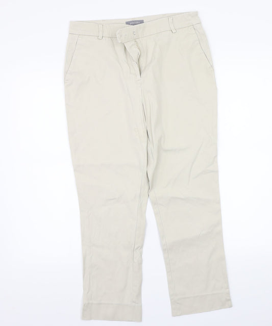 Principles Womens Beige   Straight Jeans Size 12 L23 in