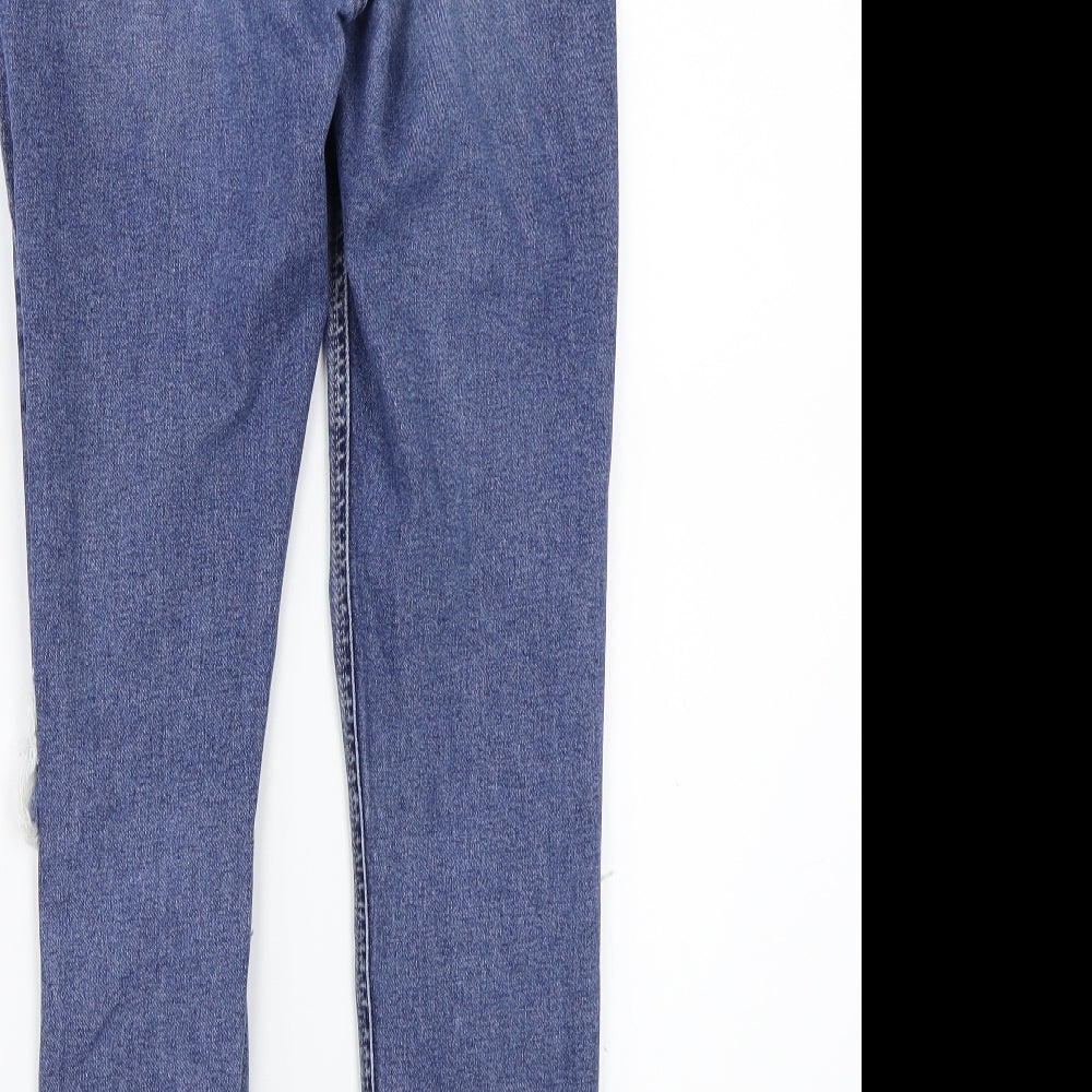 Topshop Womens Blue   Straight Jeans Size 30 L29 in