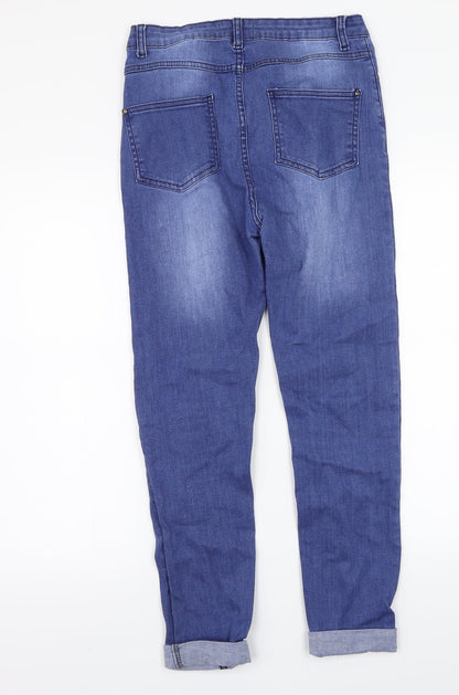 Select Womens Blue   Straight Jeans Size 10 L25 in