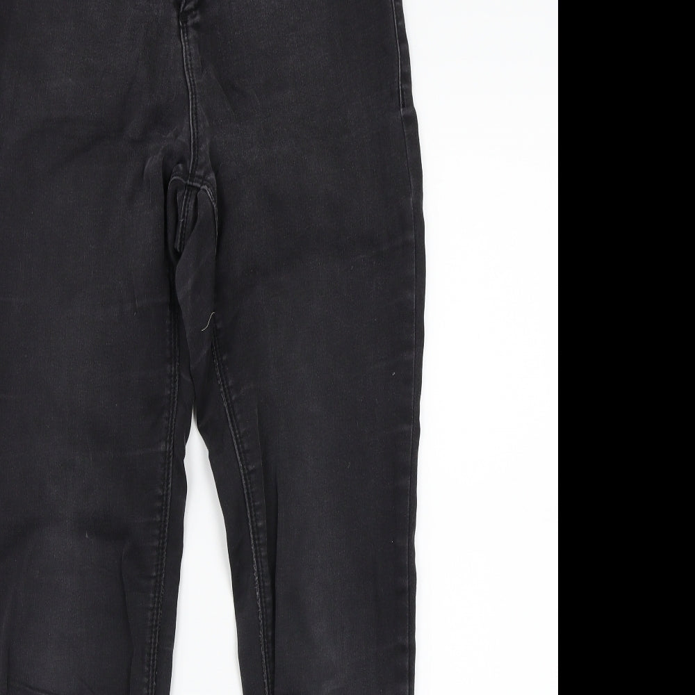 Missguided Womens Black   Straight Jeans Size 10 L29 in