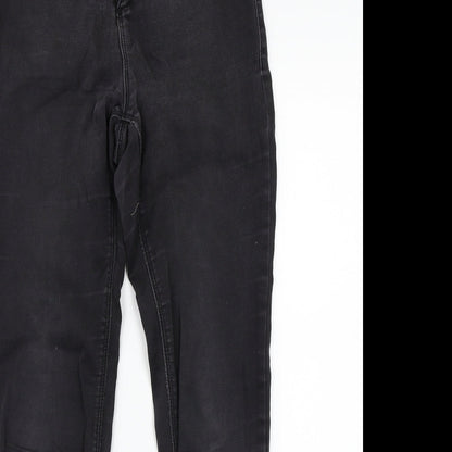 Missguided Womens Black   Straight Jeans Size 10 L29 in