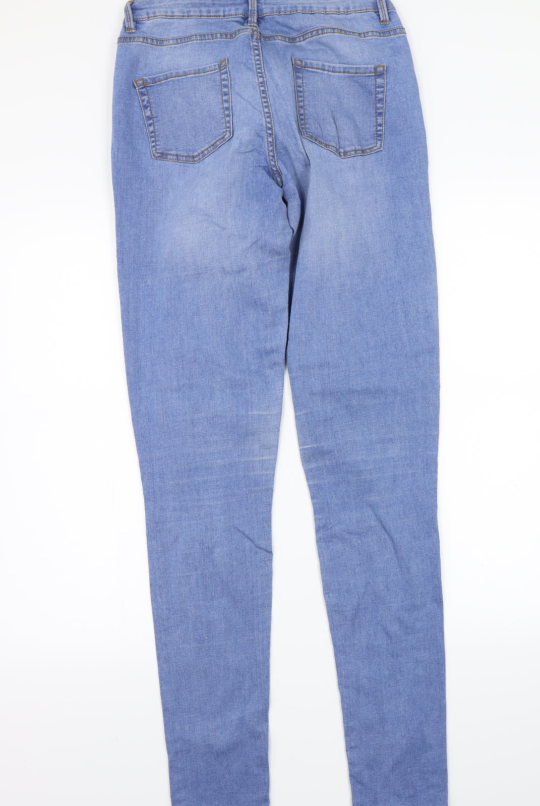 Denim & Co. Womens Blue   Skinny Jeans Size 8 L31 in
