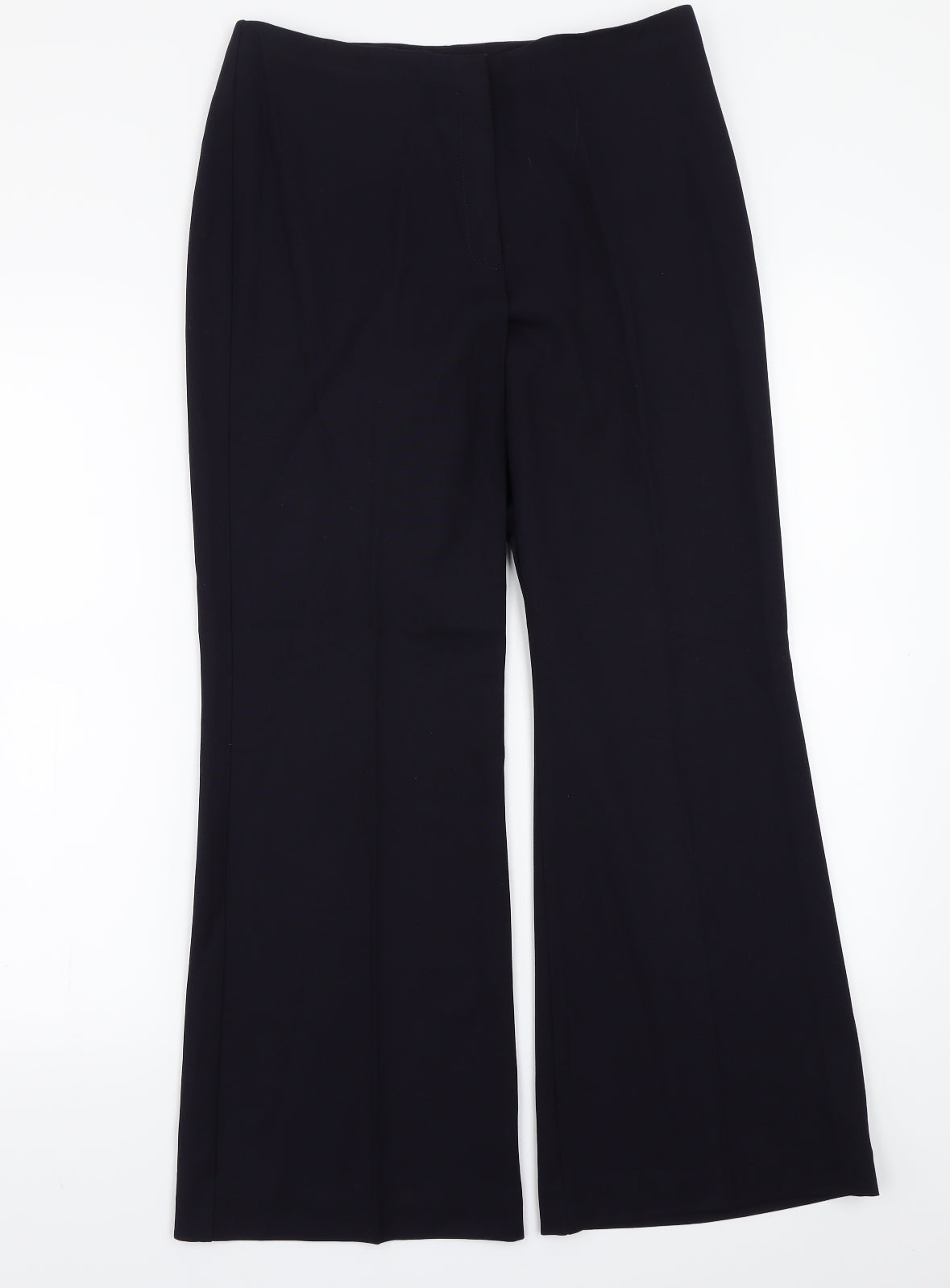 Womens UK Size 12 Marks and Spencer Regular Fit  Blue Trousers