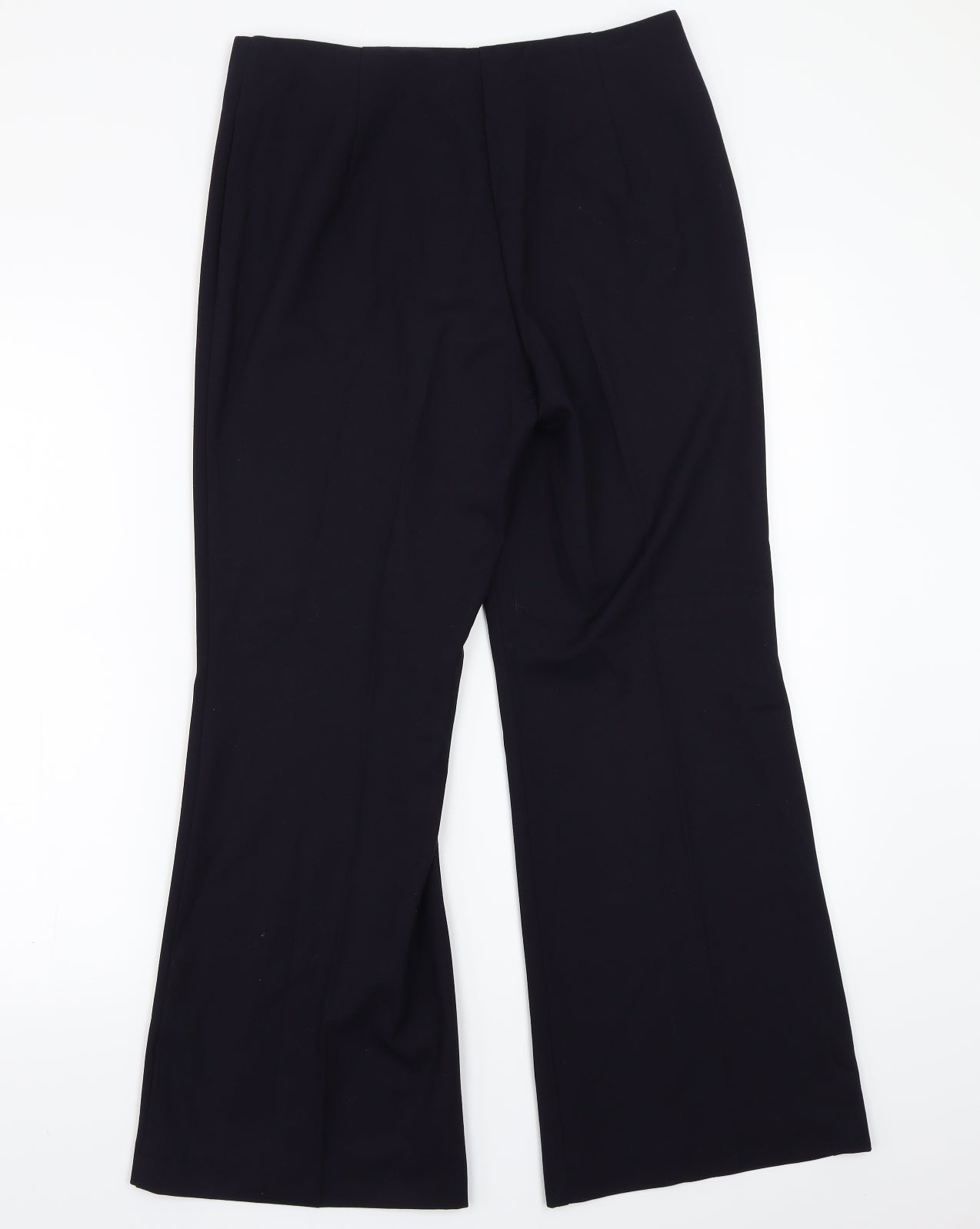 Womens UK Size 12 Marks and Spencer Regular Fit  Blue Trousers