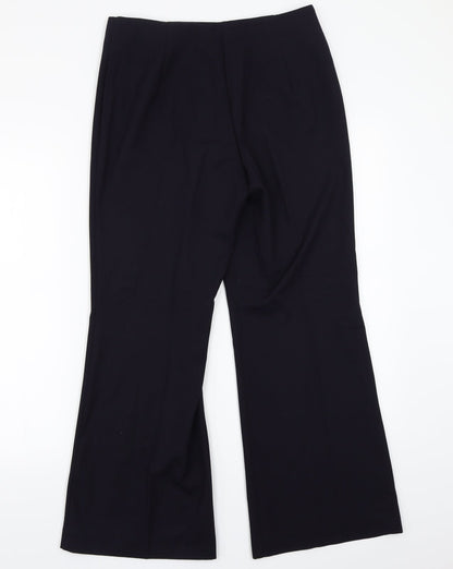 Womens UK Size 12 Marks and Spencer Regular Fit  Blue Trousers