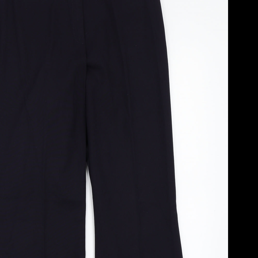 Womens UK Size 12 Marks and Spencer Regular Fit  Blue Trousers