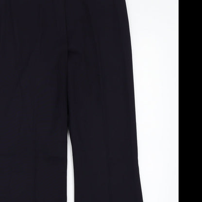 Womens UK Size 12 Marks and Spencer Regular Fit  Blue Trousers
