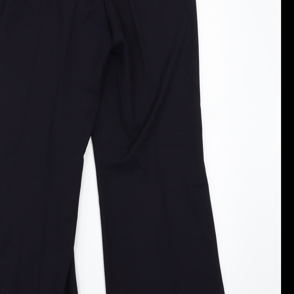 Womens UK Size 12 Marks and Spencer Regular Fit  Blue Trousers