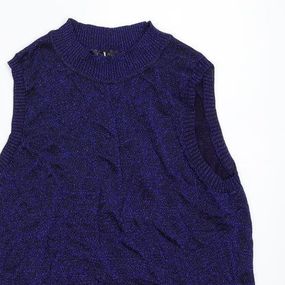 Marks and Spencer Womens Blue   Basic T-Shirt Size 16