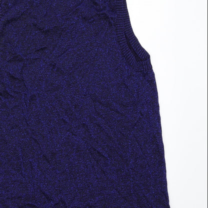 Marks and Spencer Womens Blue   Basic T-Shirt Size 16