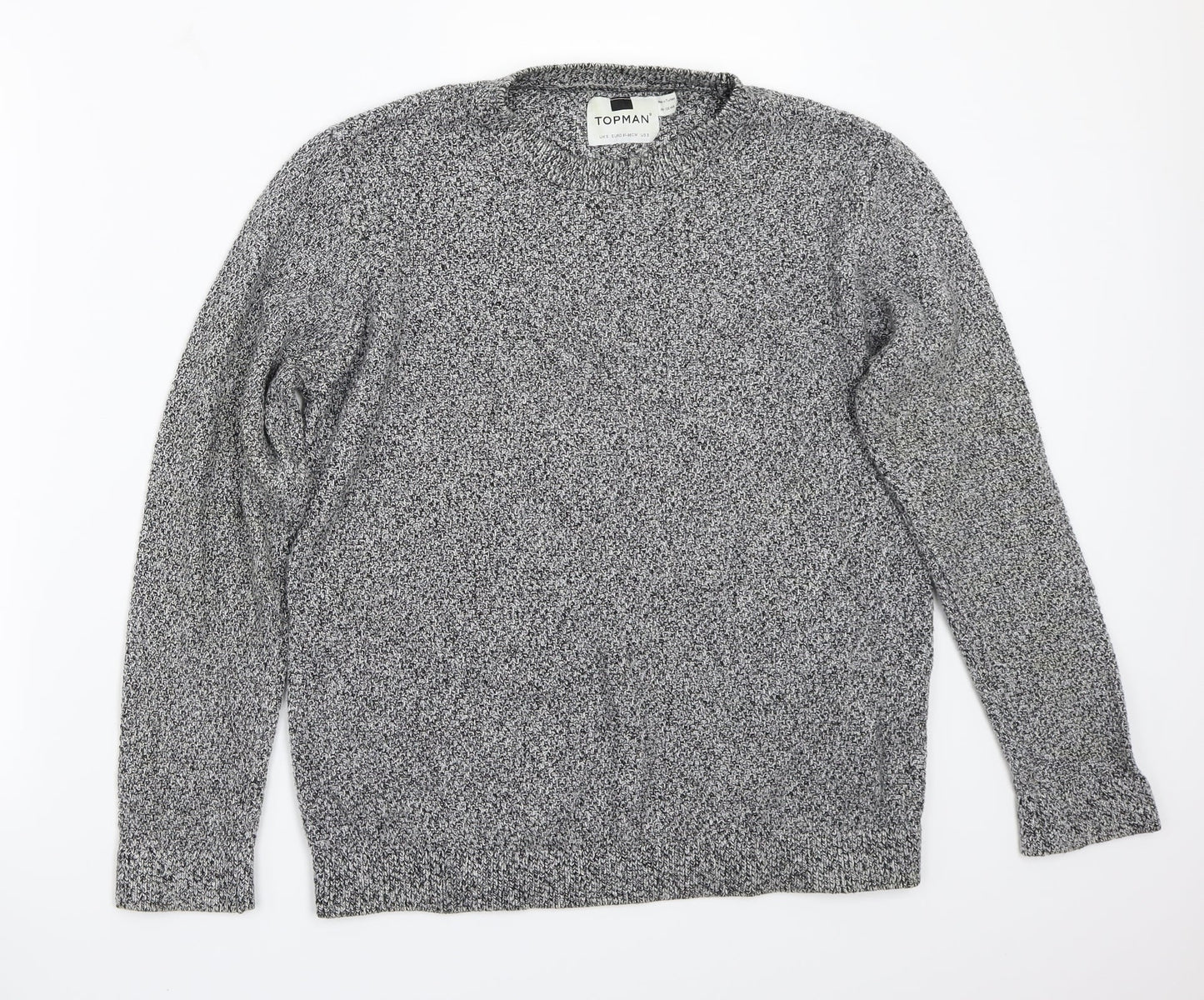 Topshop Mens Grey   Pullover Jumper Size S