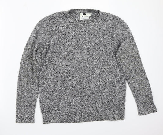 Topshop Mens Grey   Pullover Jumper Size S