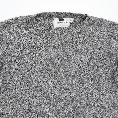 Topshop Mens Grey   Pullover Jumper Size S