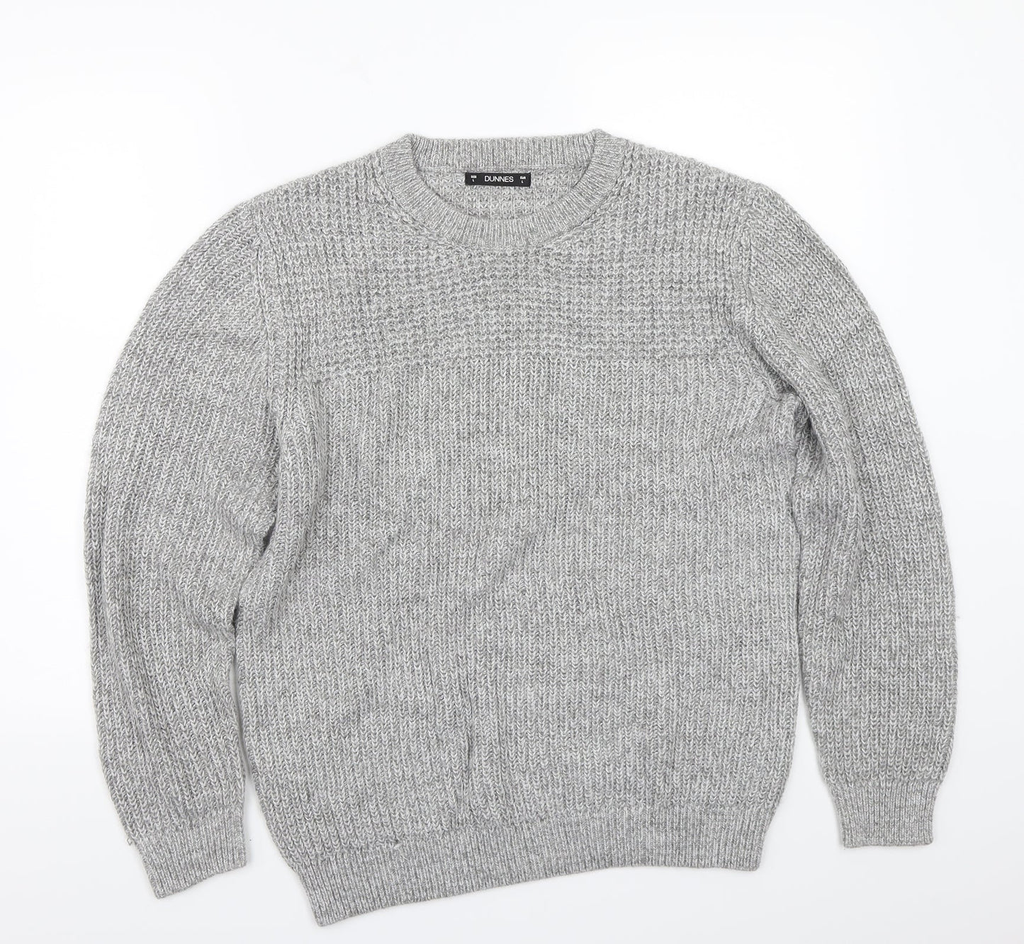 Dunnes Womens Grey   Pullover Jumper Size L