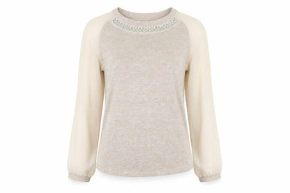 Atmosphere  Womens Beige   Pullover Jumper Size 8