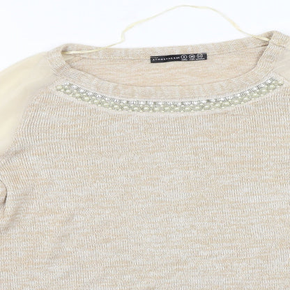 Atmosphere  Womens Beige   Pullover Jumper Size 8