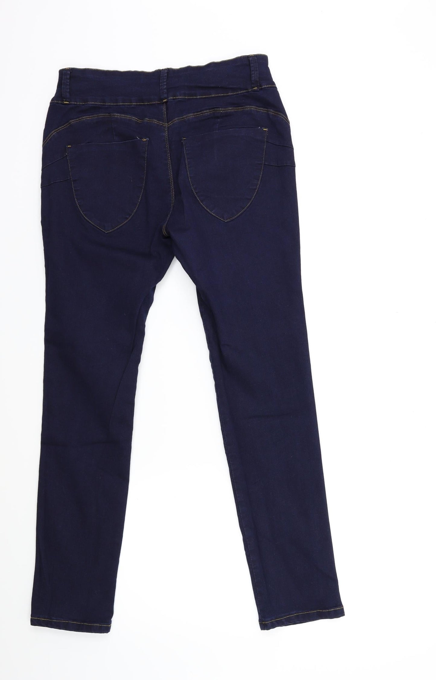 SMART JEANS Womens Blue  Denim Straight Jeans Size 28 in L28 in