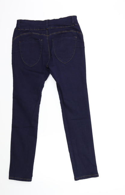 SMART JEANS Womens Blue  Denim Straight Jeans Size 28 in L28 in