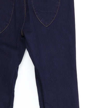 SMART JEANS Womens Blue  Denim Straight Jeans Size 28 in L28 in