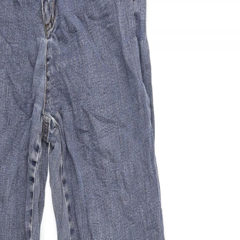Arizona Jeans Womens Blue  Denim Straight Jeans Size 28 in L26 in
