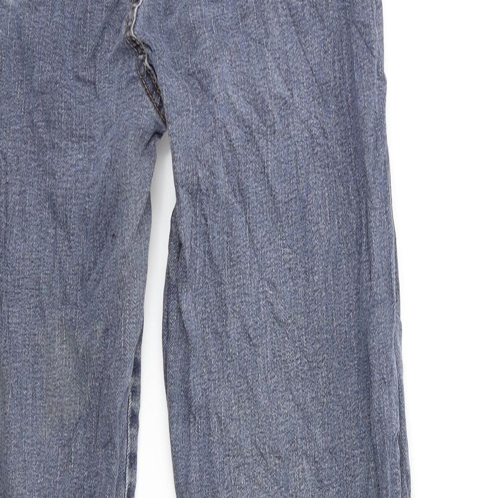 Arizona Jeans Womens Blue  Denim Straight Jeans Size 28 in L26 in