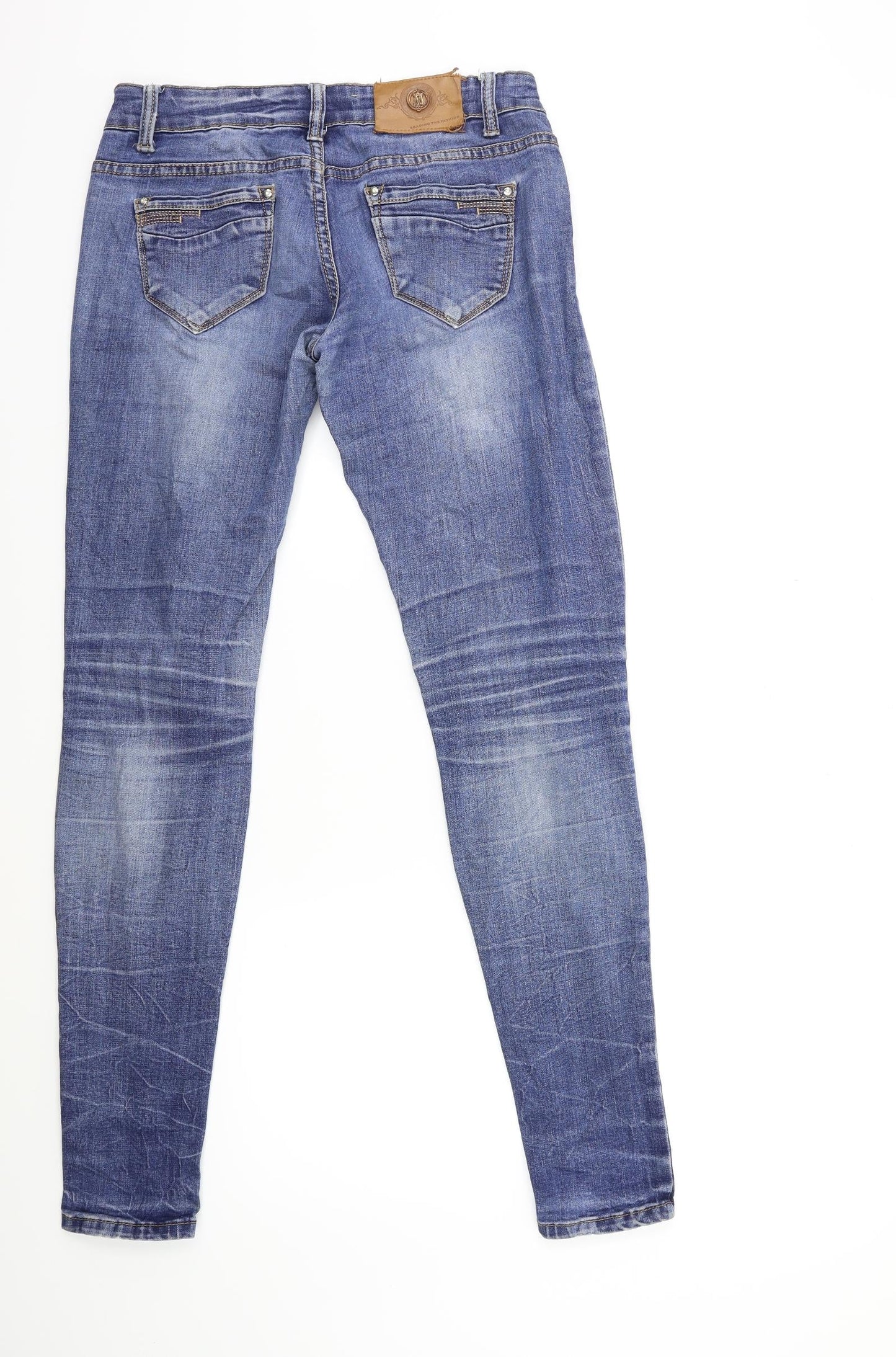 miss curry Womens Blue  Denim Skinny Jeans Size 26 in L30 in