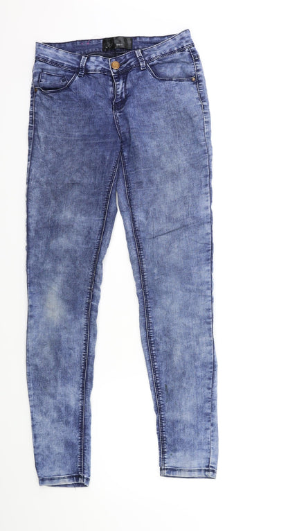 New Look Womens Blue  Denim Skinny Jeans Size 8 L30 in