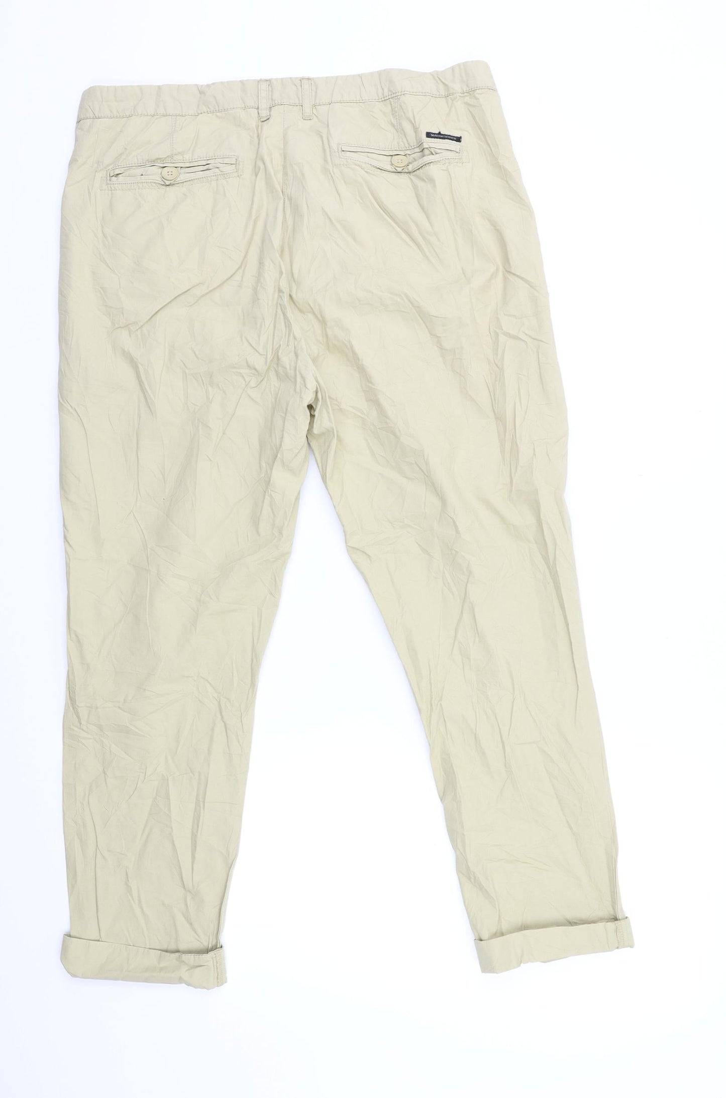 Maison Scotch Womens Beige   Trousers  Size 34 in L25 in