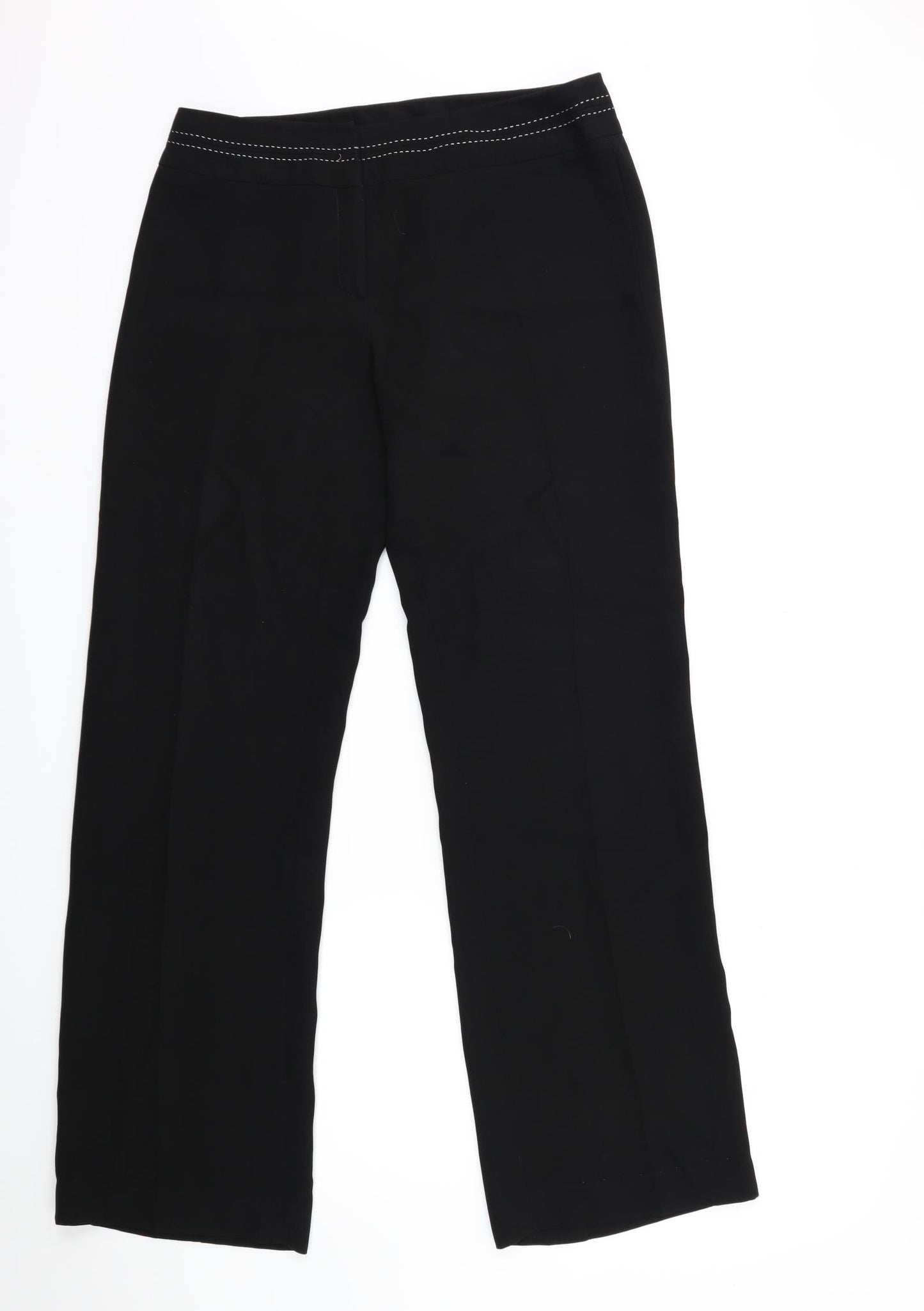 Debenhams Womens Black   Trousers  Size 12 L30 in