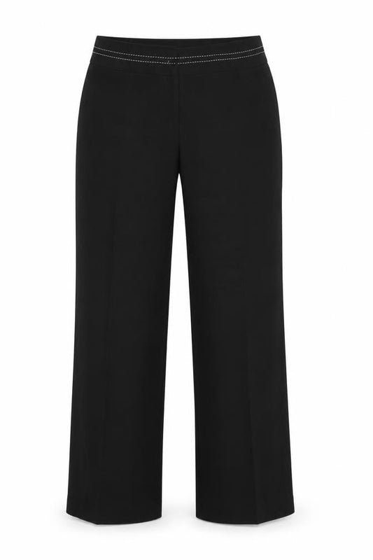 Womens UK Size 12 Debenhams Regular Fit  Black Trousers