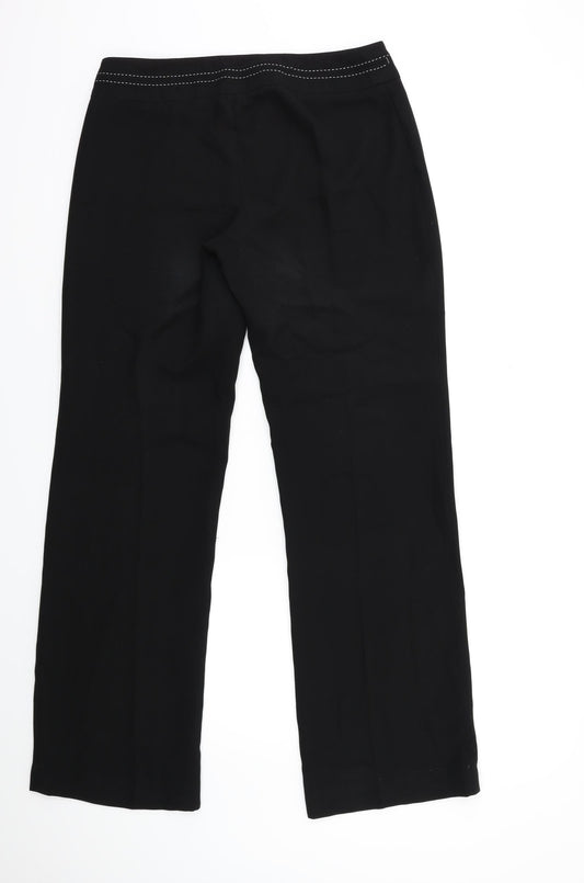 Debenhams Womens Black   Trousers  Size 12 L30 in