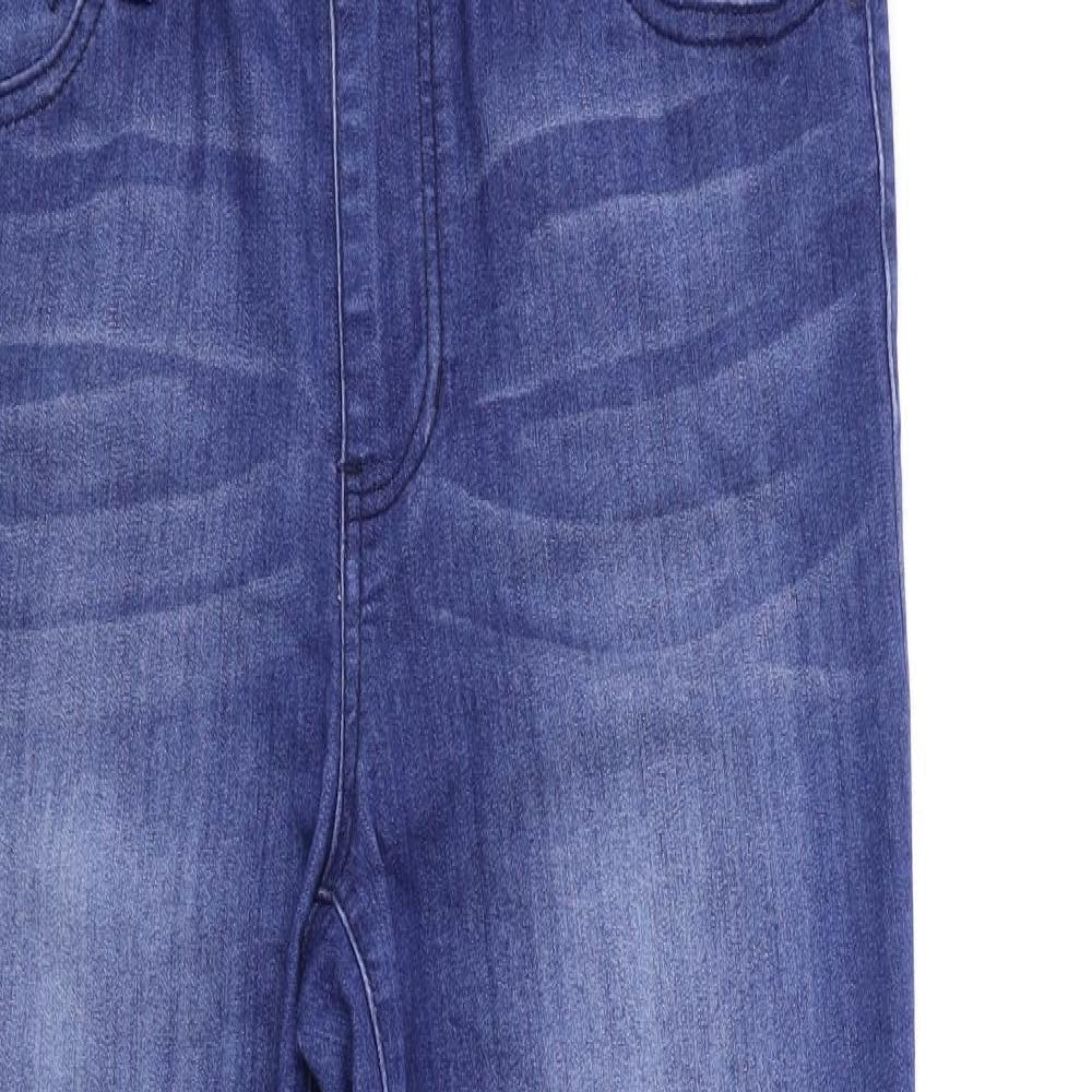 Womens UK Size 12 Preworn Regular Fit Skinny Blue Jeans