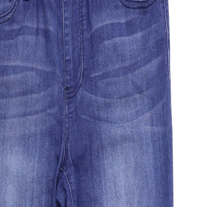 Womens UK Size 12 Preworn Regular Fit Skinny Blue Jeans