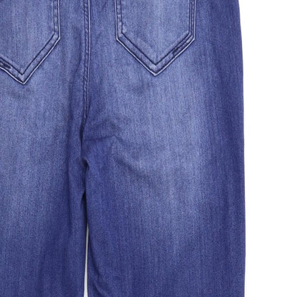 Womens UK Size 12 Preworn Regular Fit Skinny Blue Jeans