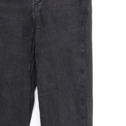 Never Denim Womens Black  Denim Skinny Jeans Size XS L27 in