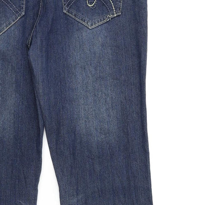 Womens UK Size 34 in Preworn Regular Fit Skinny Blue Jeans