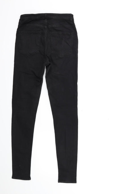 Womens UK Size 12 H&M Regular Fit Skinny Black Jeans