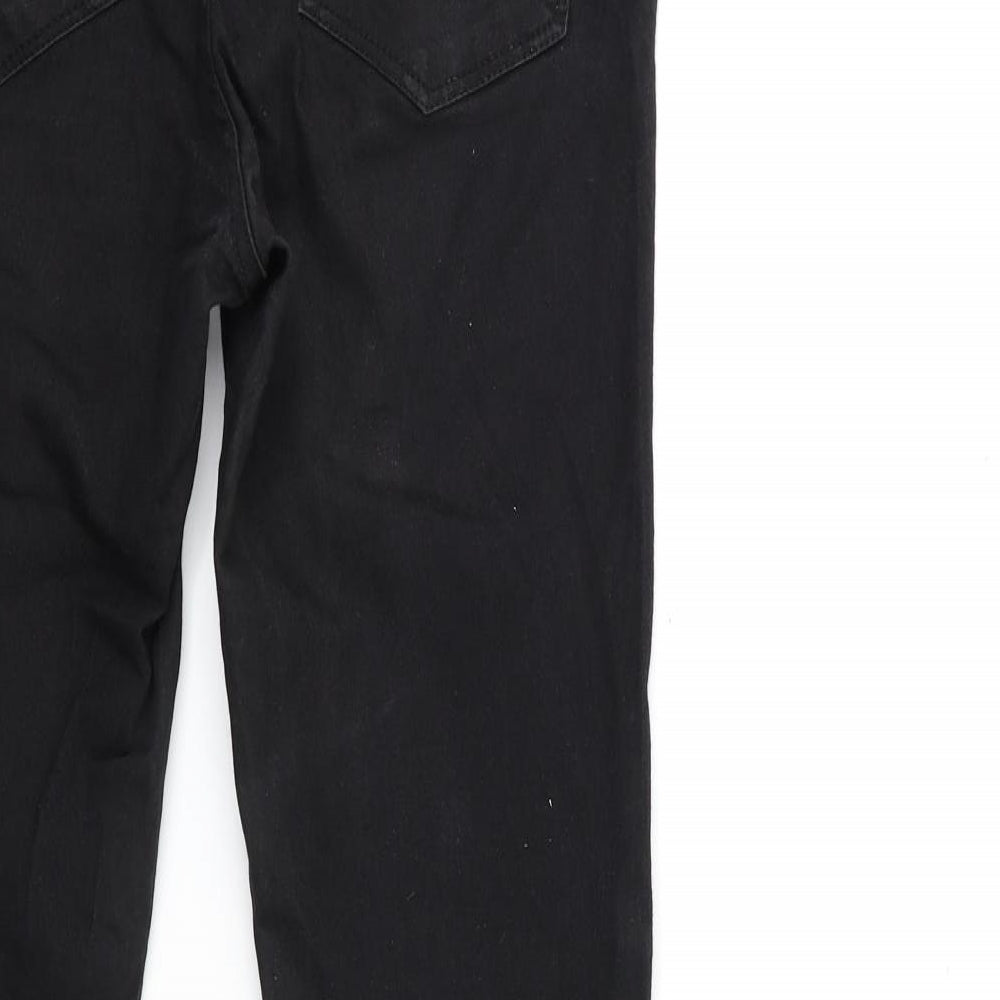 Womens UK Size 12 H&M Regular Fit Skinny Black Jeans