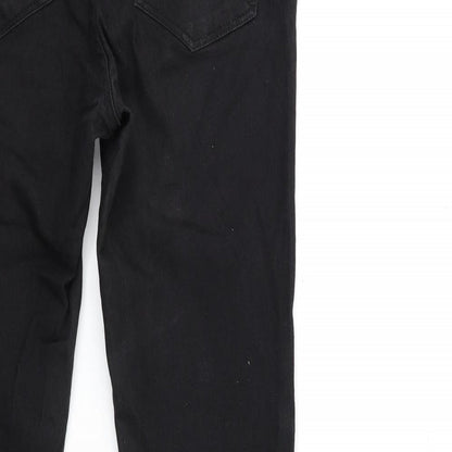 Womens UK Size 12 H&M Regular Fit Skinny Black Jeans